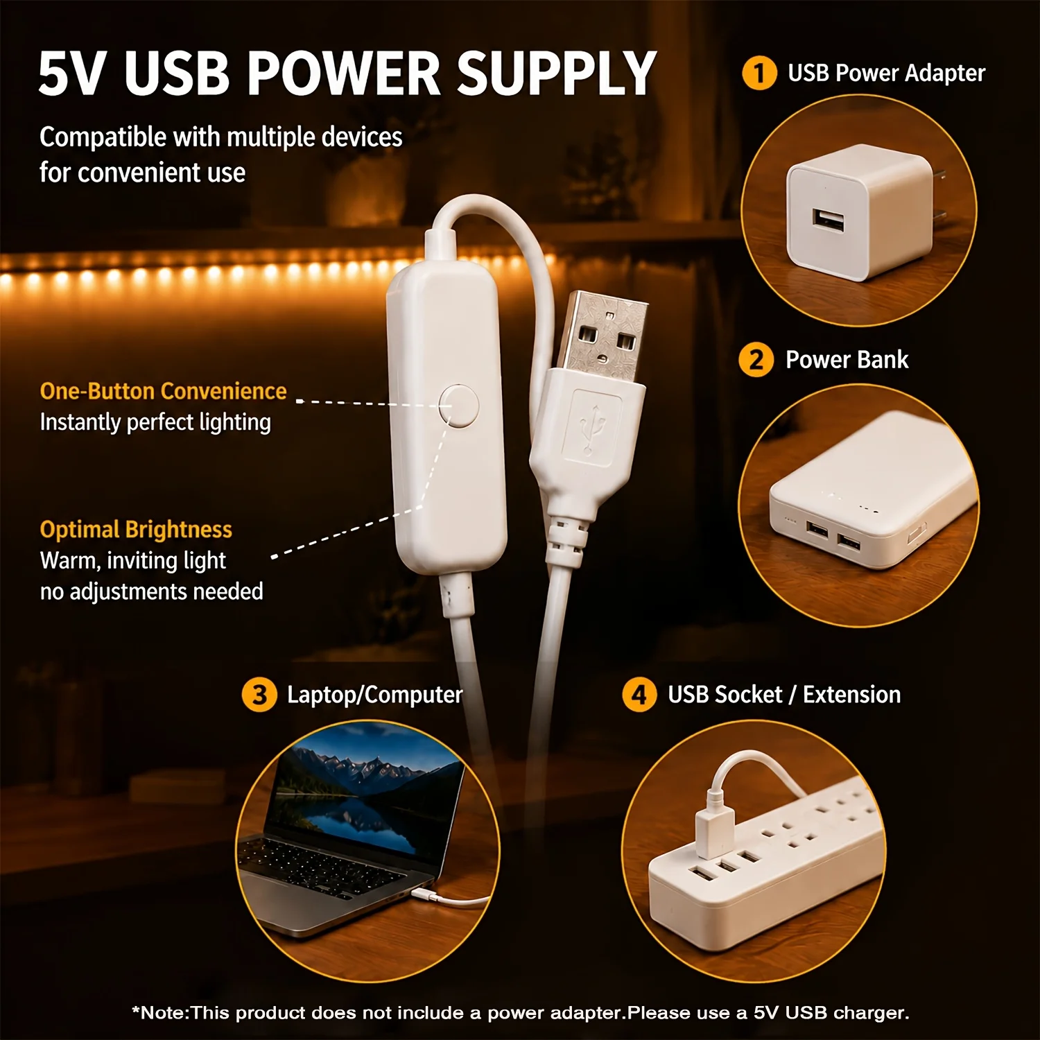 LED Strip Lights USB Button Co - Lighting Decoration Ideas review and price