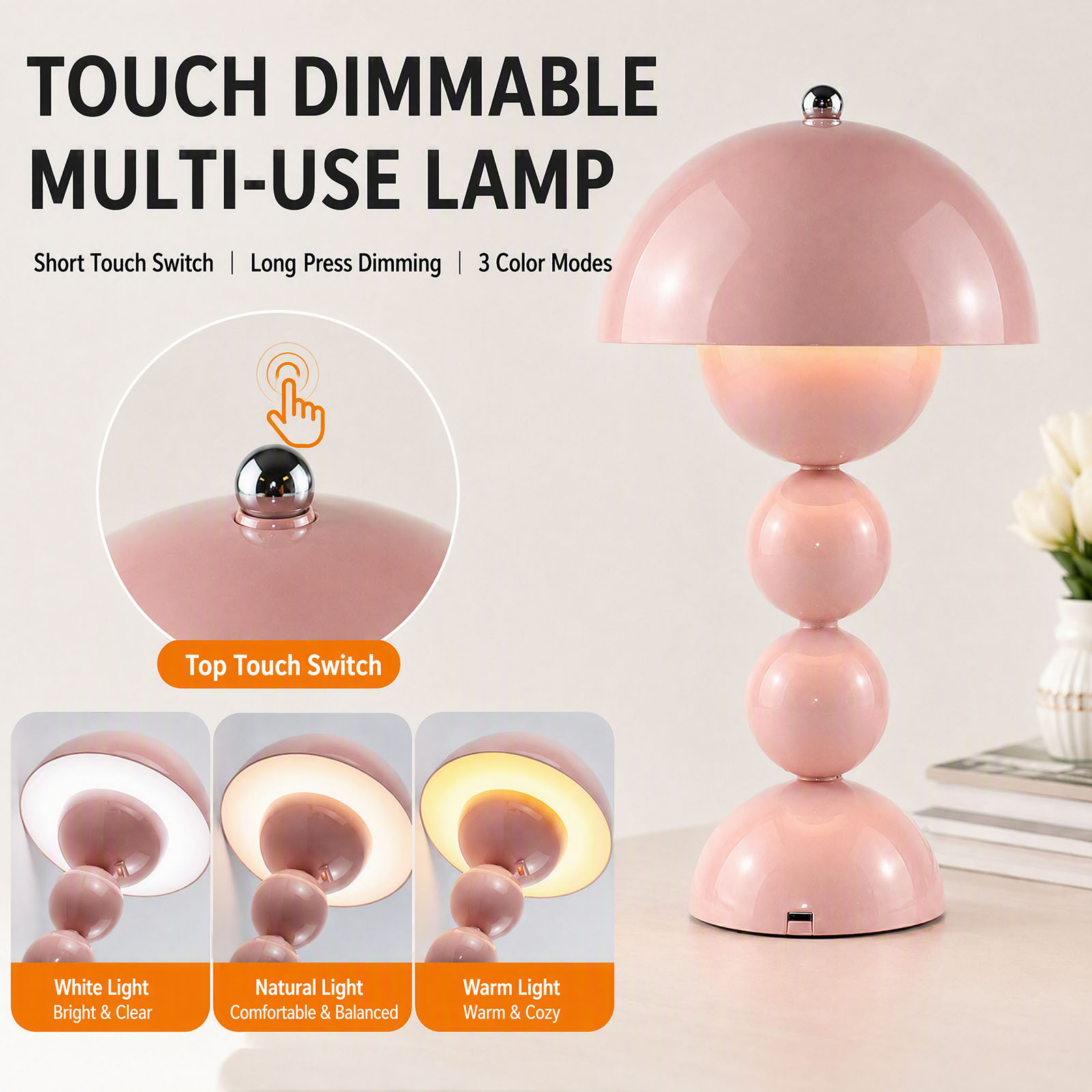 Vintage Mushroom Table Lamp US - Lighting Decor Bedroom review and price