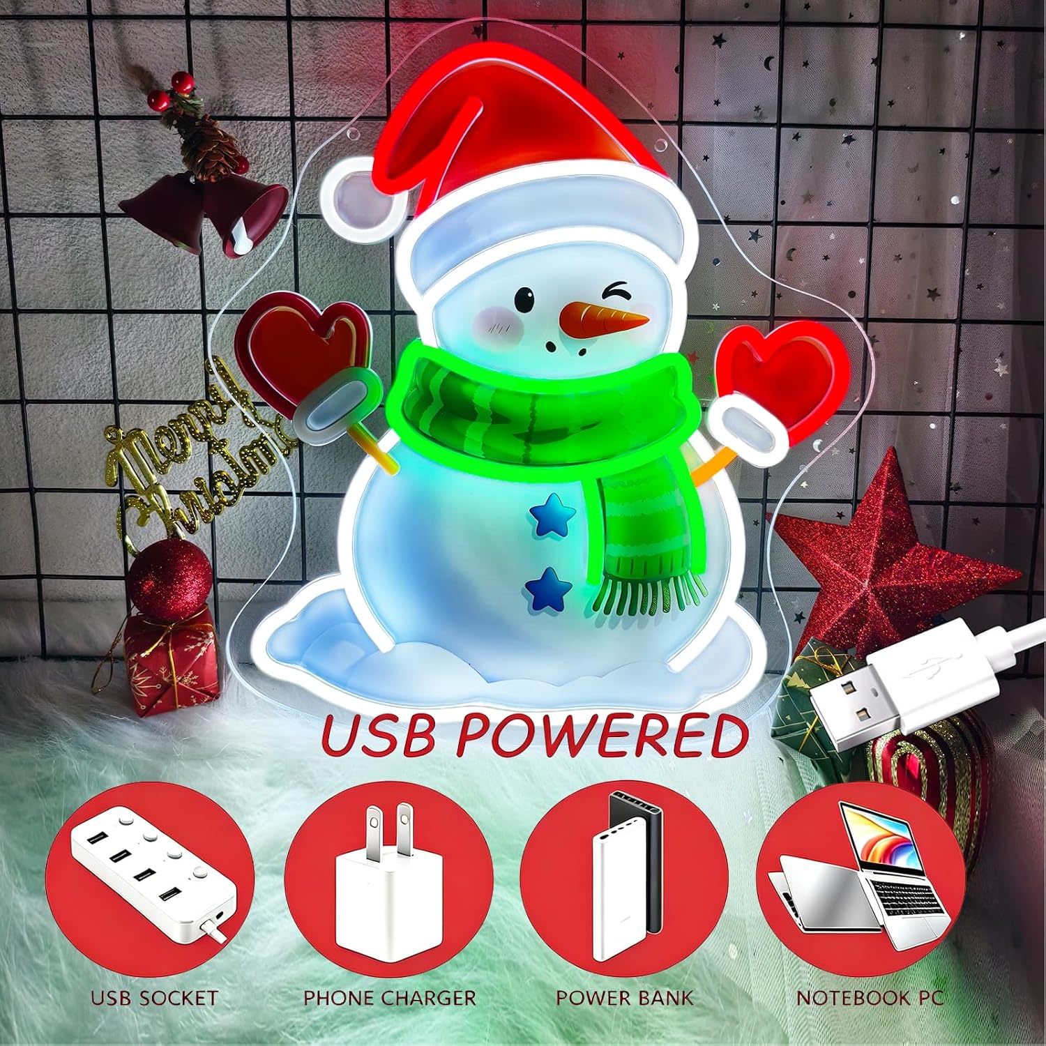 Waving Christmas Snowman LED N - Lighting Christmas Decor review and price