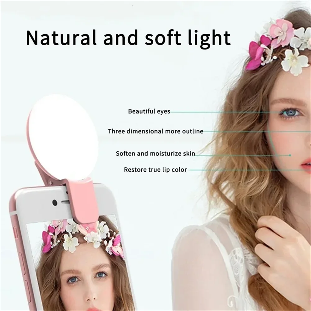 Mini Portable Selfie Ring Ligh - Lighting Visual review and price