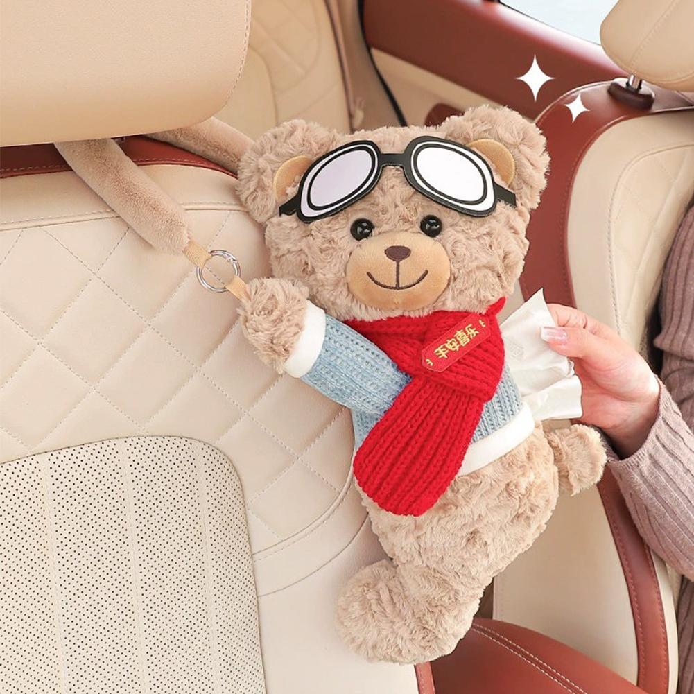 Cute Bear Car Tissue Box Holde - Lighting Mcqueen Bedroom Decor review and price