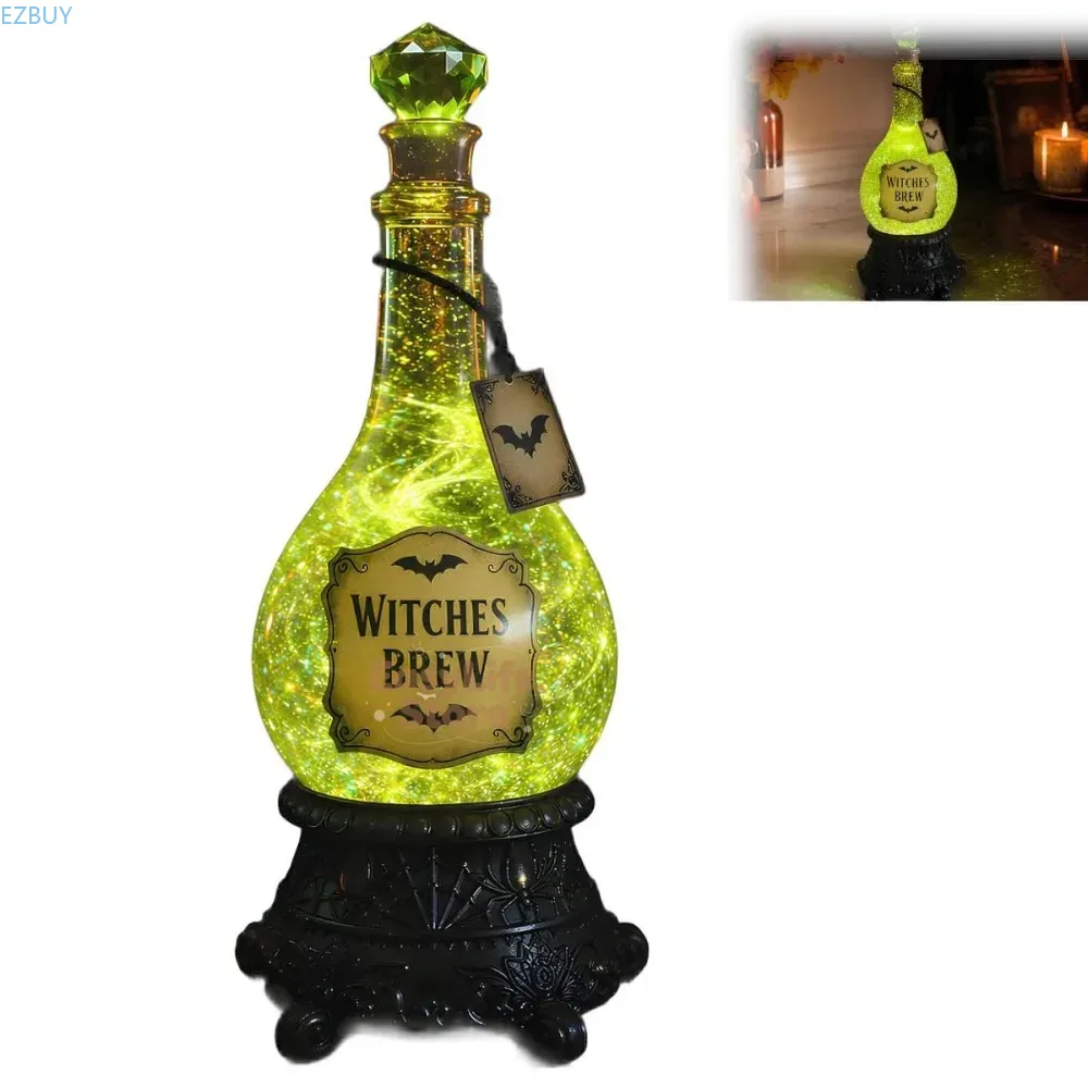 Lighted Witches’ Brew Bottle G - Up Lighting Decor review and price