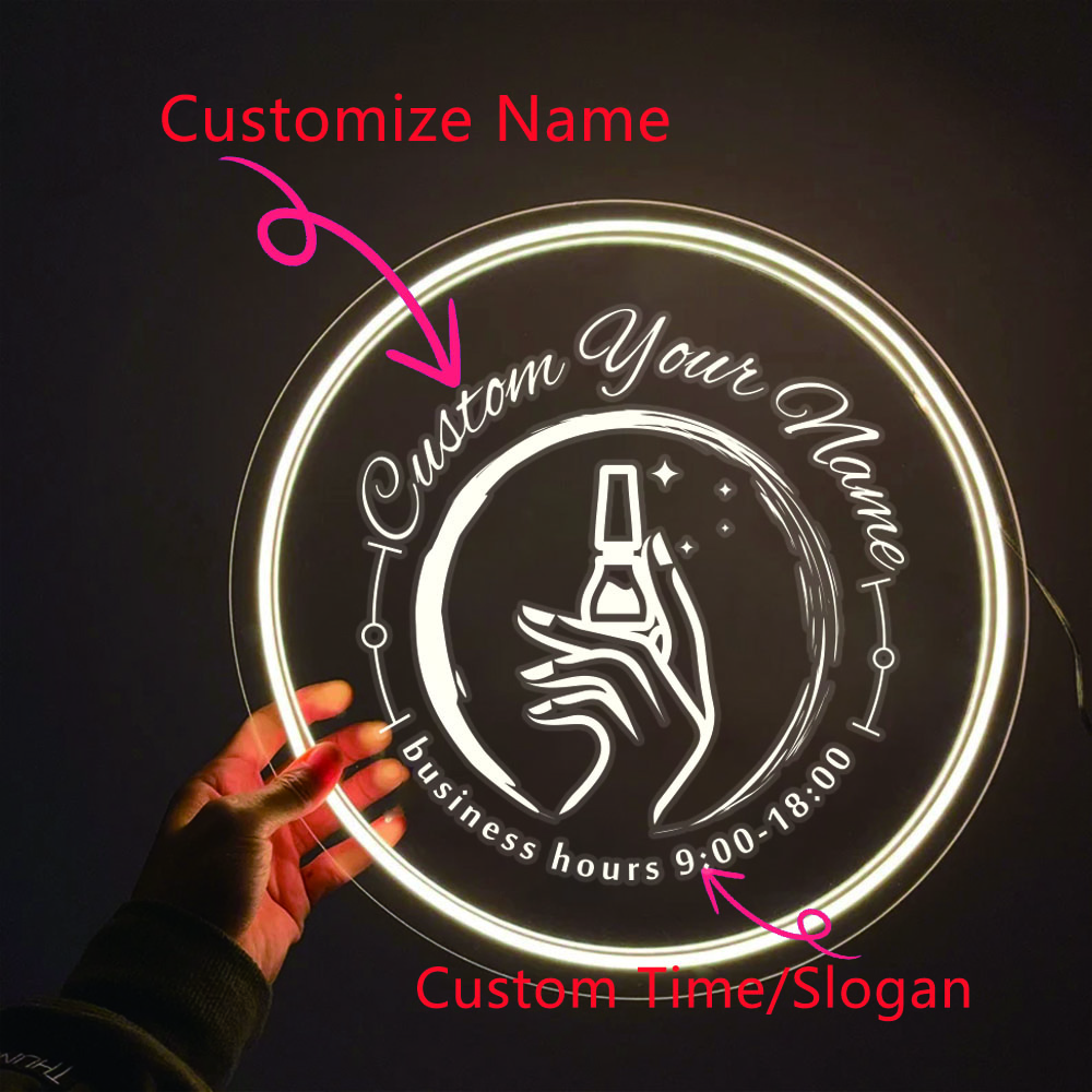 1PC Round Shape Nail Art Theme - Lighting Decoration Ideas review and price