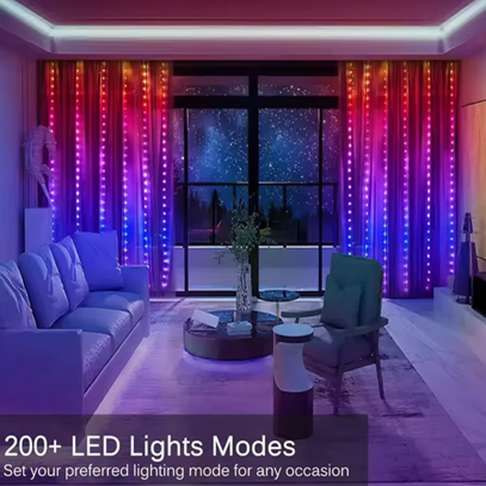 3M RGB Smart LED Curtain Light - Lighting Decoration Ideas review and price