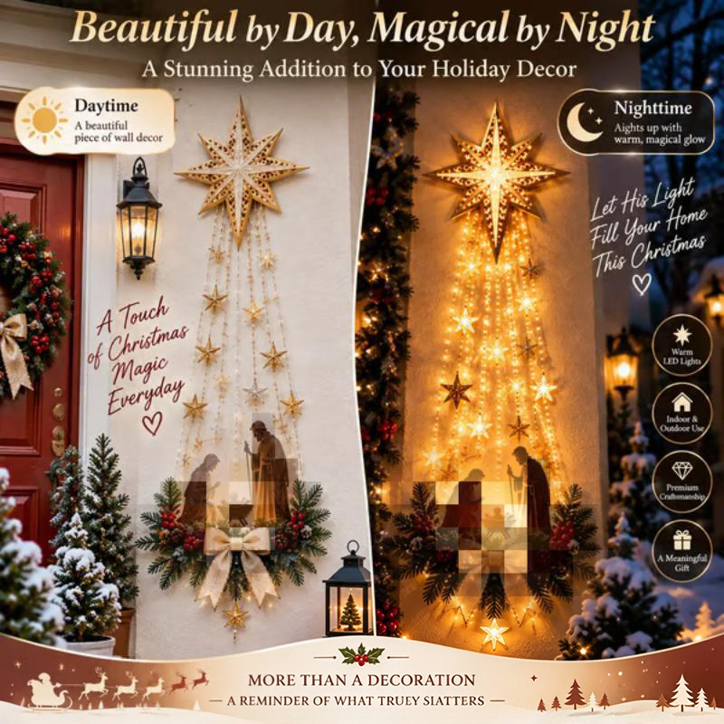 Bethlehem Star LED Wall Hangin - Lighting Christmas Decor review and price